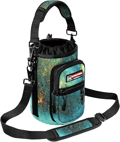 Miniatura 153 de NATURE PIONEOR Water Bottle Holder with Strap,Water Bottle Carrier Bag Sling Sleeve with Adjustable Shoulder Strap & Handle and Large Phone Pocket