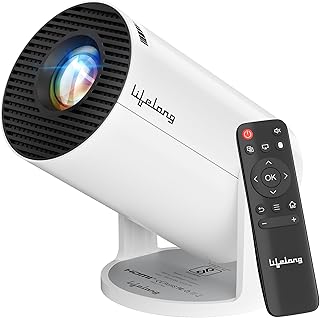 Lifelong Electronics Lightbeam Smart Projector | Android, 1080P& 4K Ultra Support, 3000 Lumens, 720p Native | for Room & O... Price In India