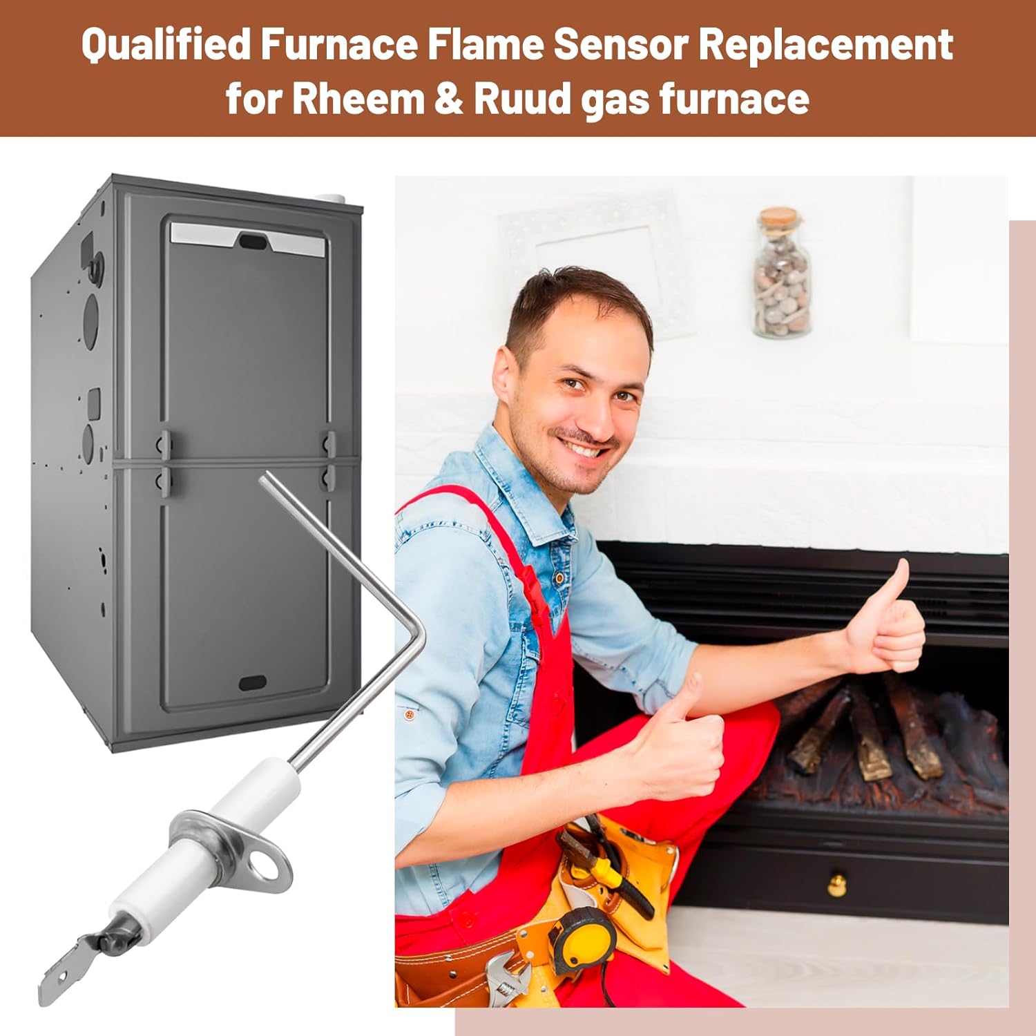 Flame Sensor Fit for Rheem Furnace Flame Sensor Bhutan Ubuy