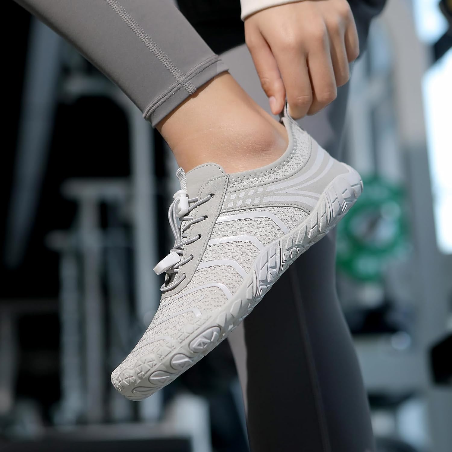 Hike Barefoot Shoes Womens Men,Unisex Barefoot Water Shoes Breathable, Anti-Slip Hiking Footwear for Athletic Wide Toe Shoe Footwear for Hiking, Walking, Running, Yoga, and Water Sports - Image 6