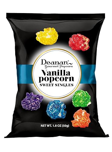 Miniatura 5 de Deanan - 12 palomitas de maíz surtidas "Sweet Singles" incluyendo 3 vainilla, 3 caramelo, 3 hervidores, 3 chocolate negro (1.5 oz y 1.8 oz cada uno)