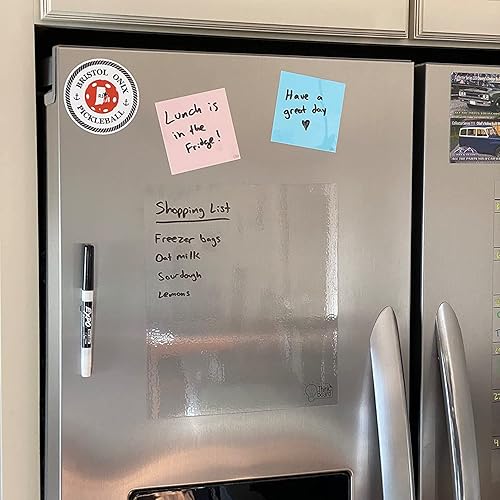 Miniatura 2 de Notas adhesivas reutilizables, paquete de 12 notas autoadhesivas para pizarra blanca, borrado en secohúmedo, lavable, extraíble, notas de piensa en