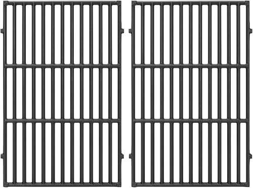 DELSbbq Rejillas de cocina de hierro fundido de 19.5 pulgadas para parrilla de gas Weber Genesis E-310 E-320 E-330, Genesis S-310 S-320 S-330, disponible en Yaxa Peru