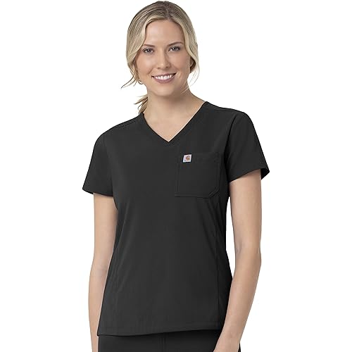 Carhartt Women's Modern Fit Tuck-in Scrub Top