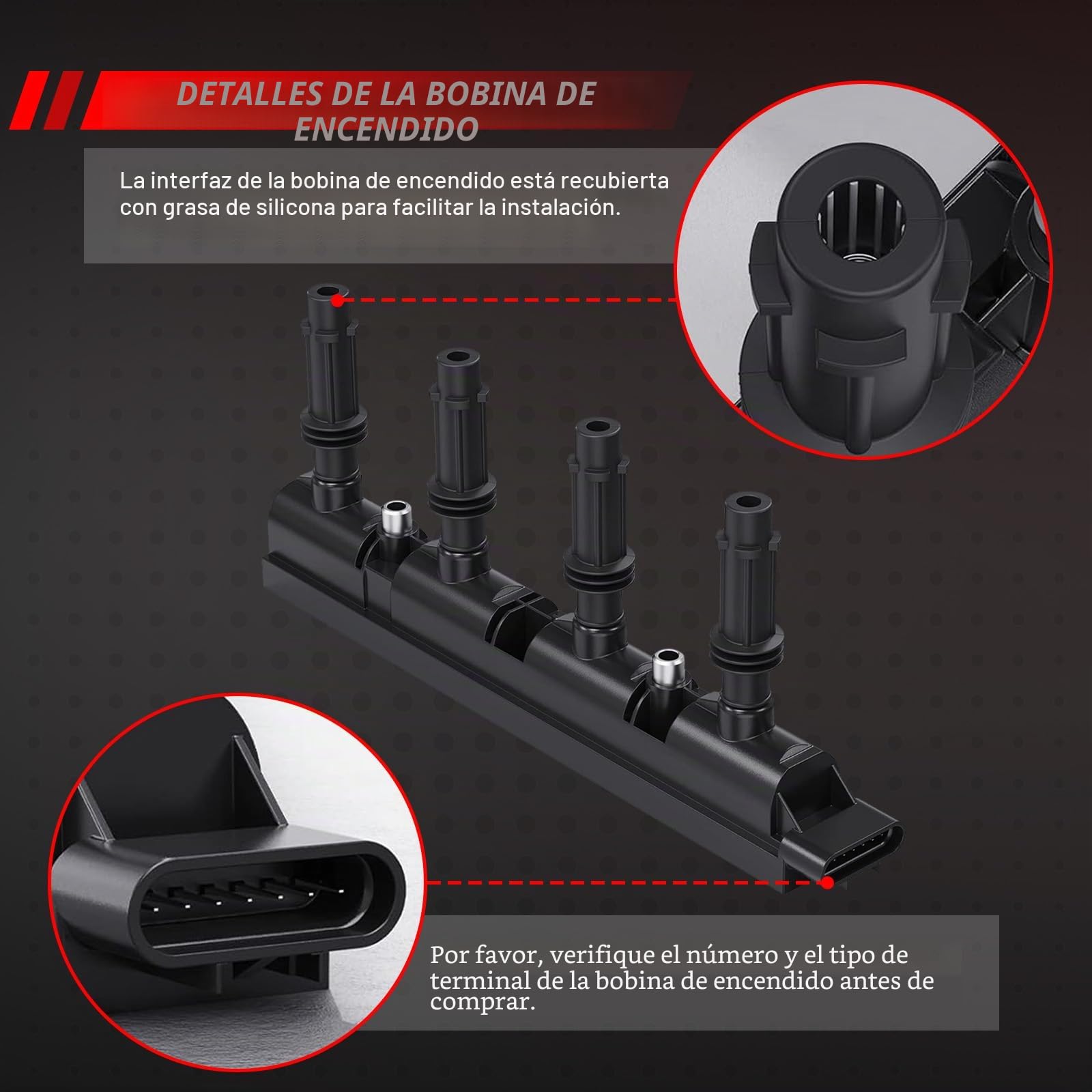 Bobina de encendido de repuesto para OP-EL Adam Vauxhal-l Astra J Ampera Corsa D 1.2 1.4 Accesorios de coche # 1208096 25195107 25198623 1208092 55573735