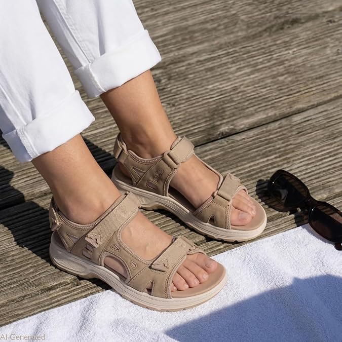 Jana Women's Jana Softline Sandal Flat 8-28662-46