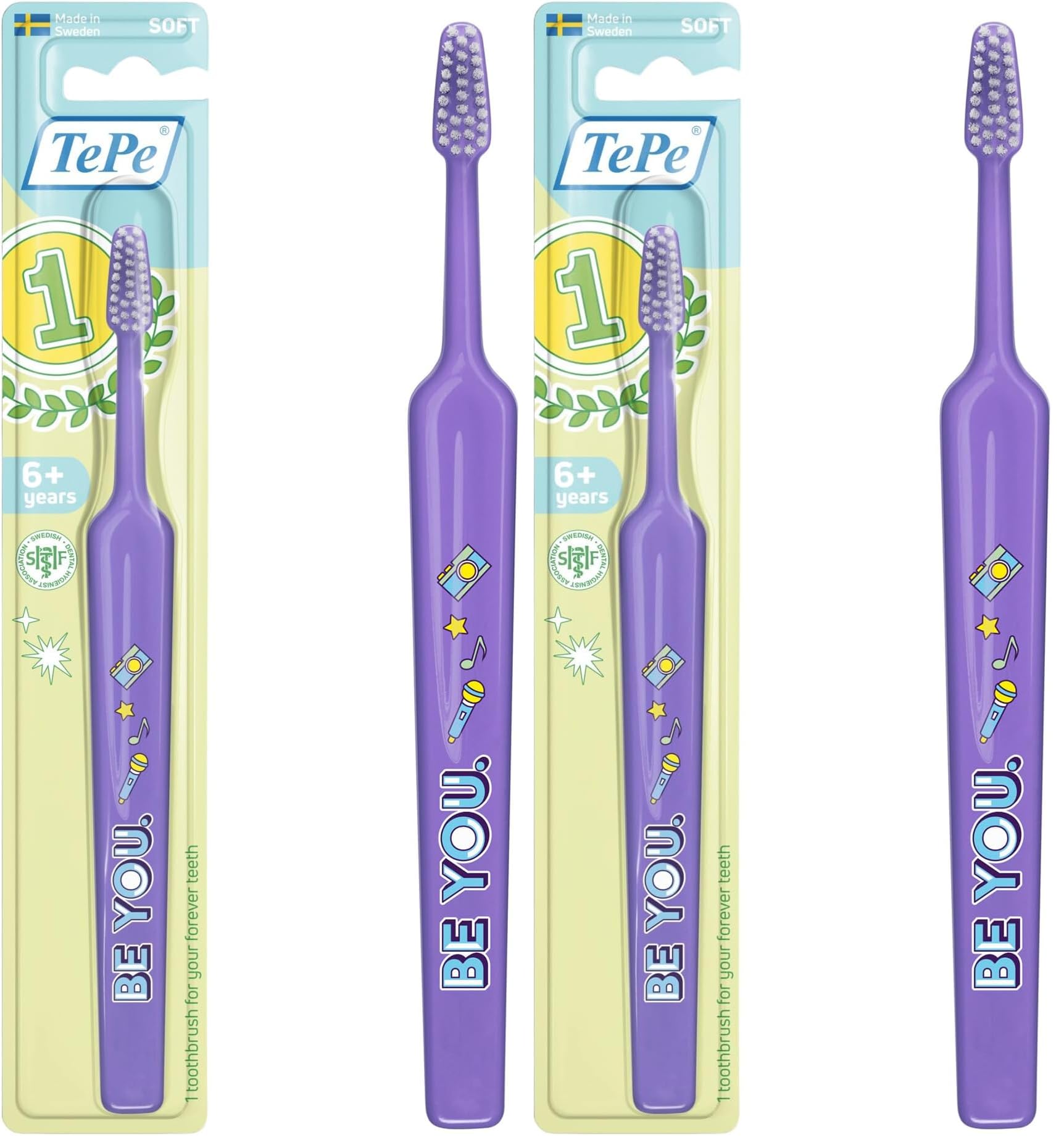 TEPE Kids Soft 3-5 Yaş Diş Fırçası (Asorti) (2 paketi)