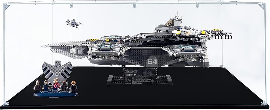 Acrylic Display Case for The Shield Helicarrier #76042, Dustproof Display Case Case Only