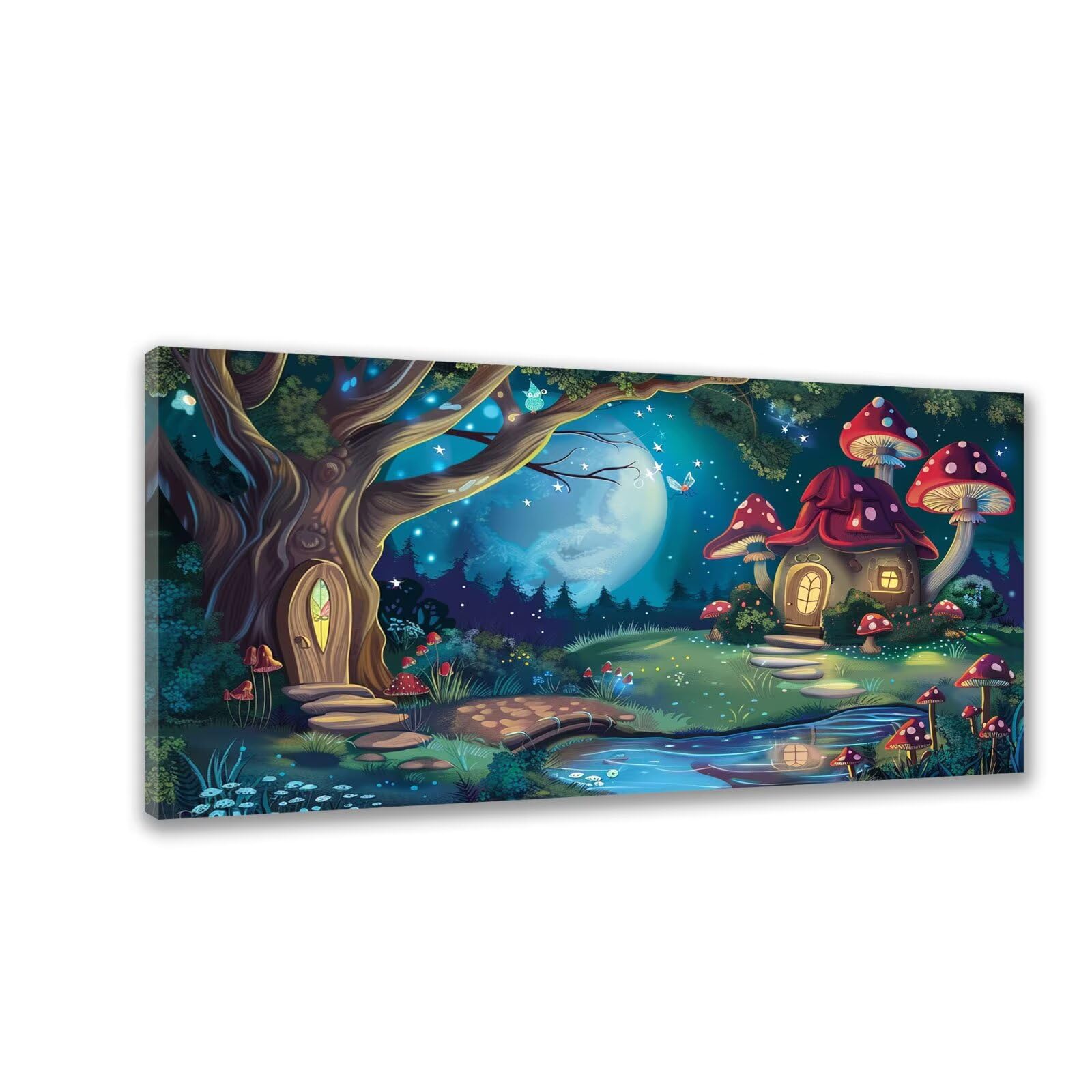 5D Diamond Painting Set Komplett,Natur 50x100cm Diamant Painting Bilder