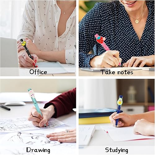 Miniatura 6 de CXRYLZ 10 lápices infinitos, lápiz eterno sin tinta con borrador, lindo lápiz Forever con 10 puntas de repuesto, lápices eternos de escritura