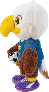 Cartoon Plush Toy 10Inch, Cute Soccer Theme Stuffed Animals, World Cup Collectiable