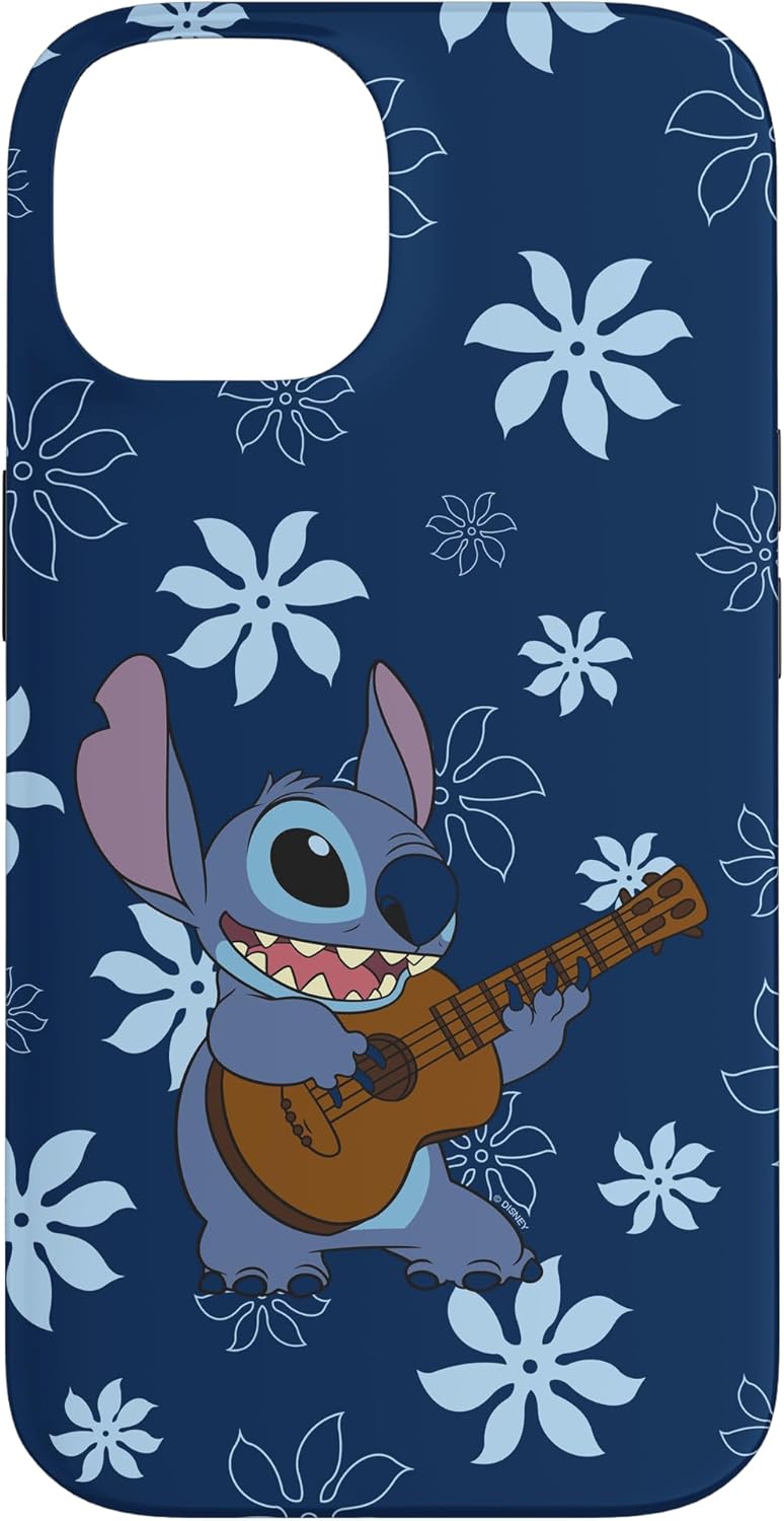 Disney Lilo & Stitch Floral Guitar Stitch Case for iPhone 13 Pro Max