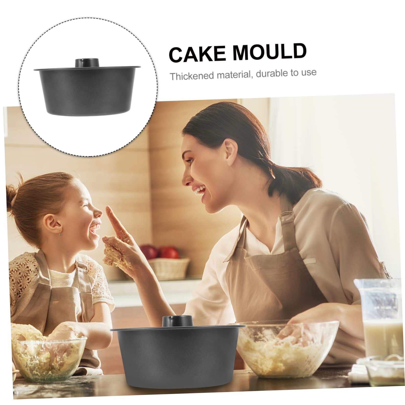 PRETYZOOM Lot De 2 Moules À Gâteau Ronds Antiadhésifs En Acier Carbone De 1 5 Cm Pour La Cuisson Des Gâteaux