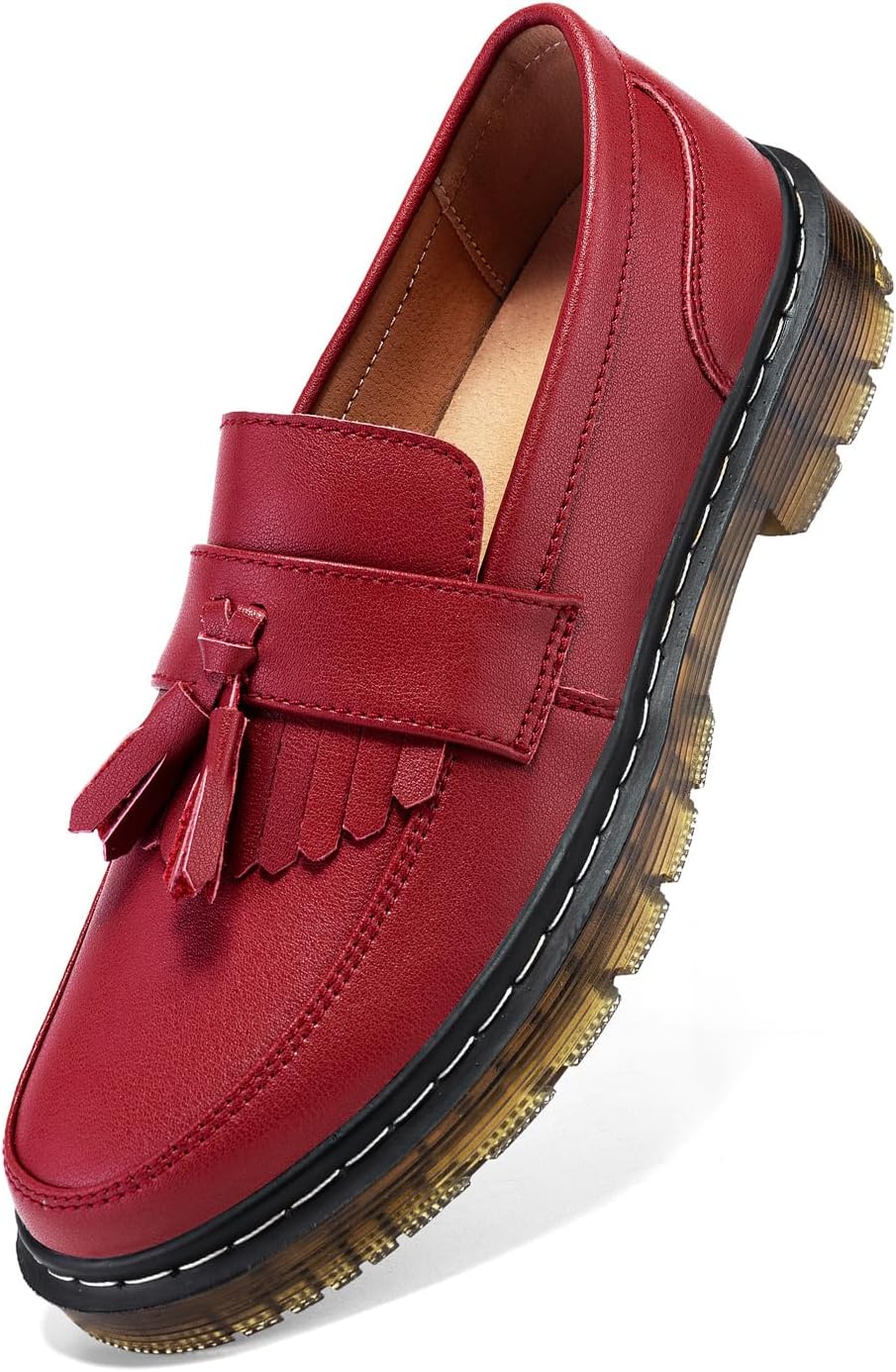 Women's Classic Penny Loafer Platform Chunky Heel Loafer for Women Comfortable Womens Business Casual Shoes