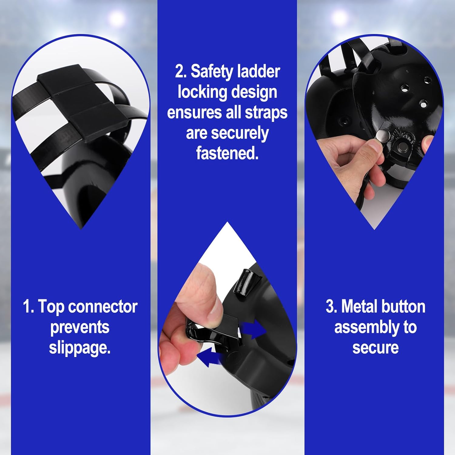 Youth Wrestling Headgear, Adjustable Kids Wrestling Ear Guard with 5-Point Strap System Lightweight Protective Headgear for Boys & Teens Wrestlers Training and Competition (Black)