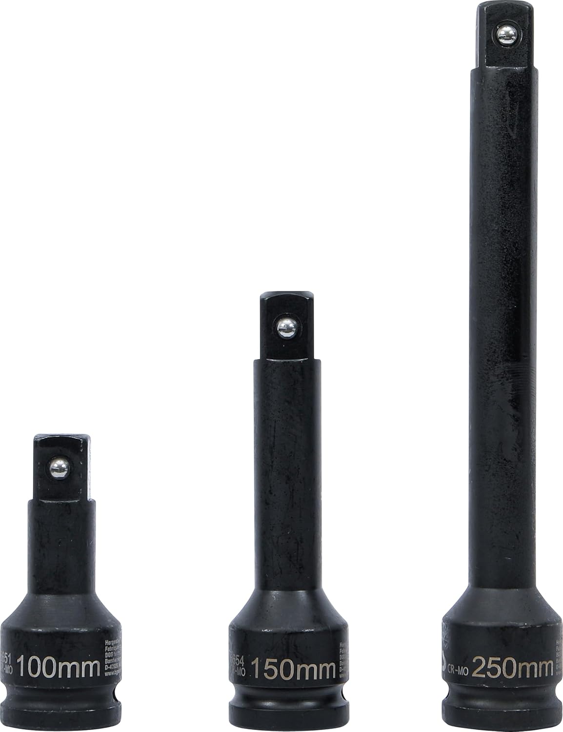BGS 8840 | Power Extension Set | 3 Pieces | 20 mm (3/4") | CRO-MO Steel