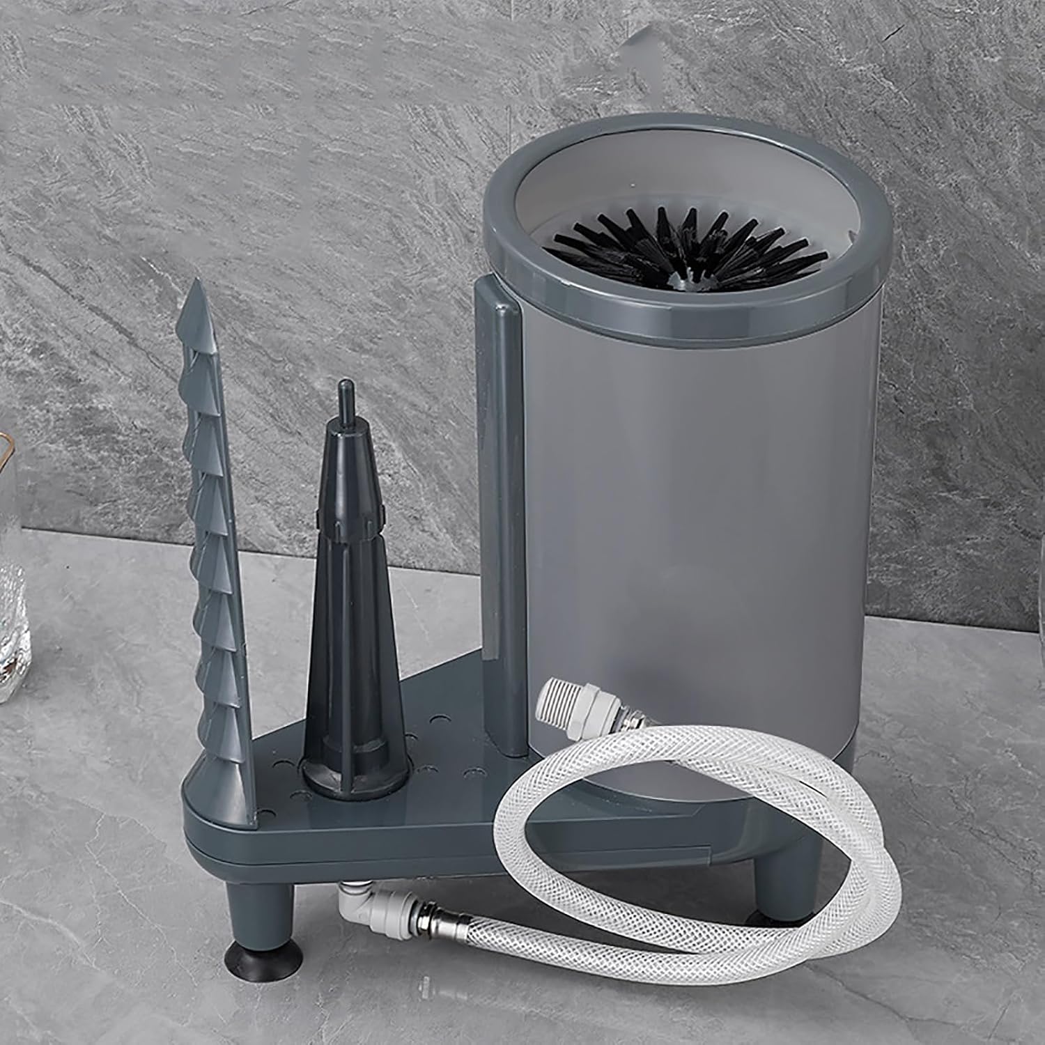 Automatic Cup Washing Machine, high Pressure Cup Washing Machine, Save time and Effort no Electricity Easy Installation 360cleaning, for Milk Tea Shops