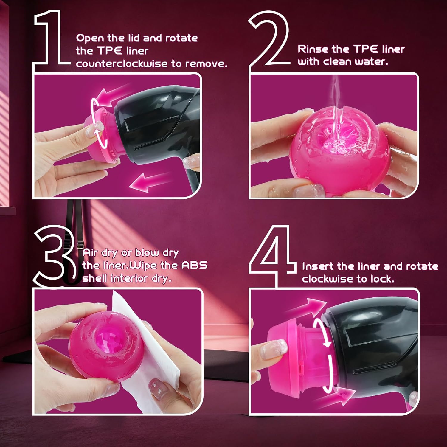 Pulsating Male Masturbator, Glans Penis Vibrator Stroker Trainer, Adult Sex Toys for Men, Blowjob Pocket Pussy for Men, Realistic Pocket Pussies Masturbators, Automatic Sex Machine Masturbation