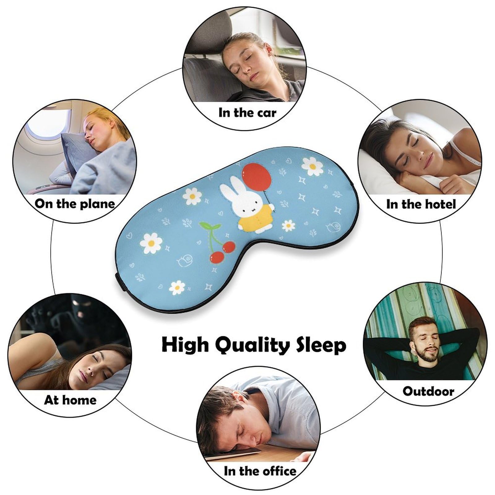 Amazon.co.jp: ミッフィー アイマスク 睡眠アイマスク 目隠し 睡眠用