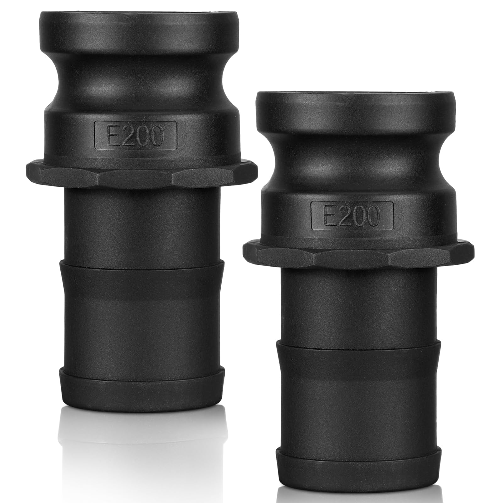 2 Pcs Cam Lock Fittings Type E Polypropylene Camlock Fittings Cam and