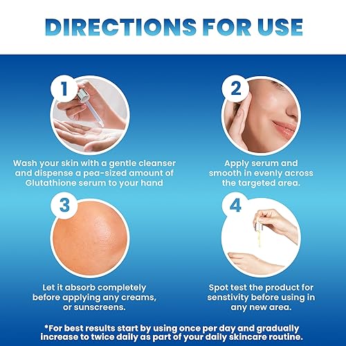 Miniatura 4 de FAIR & WHITE Suero original de glutatión para manchas oscuras, 1 onza líquida, suero iluminador de la piel, ayuda a reducir la pigmentación de la