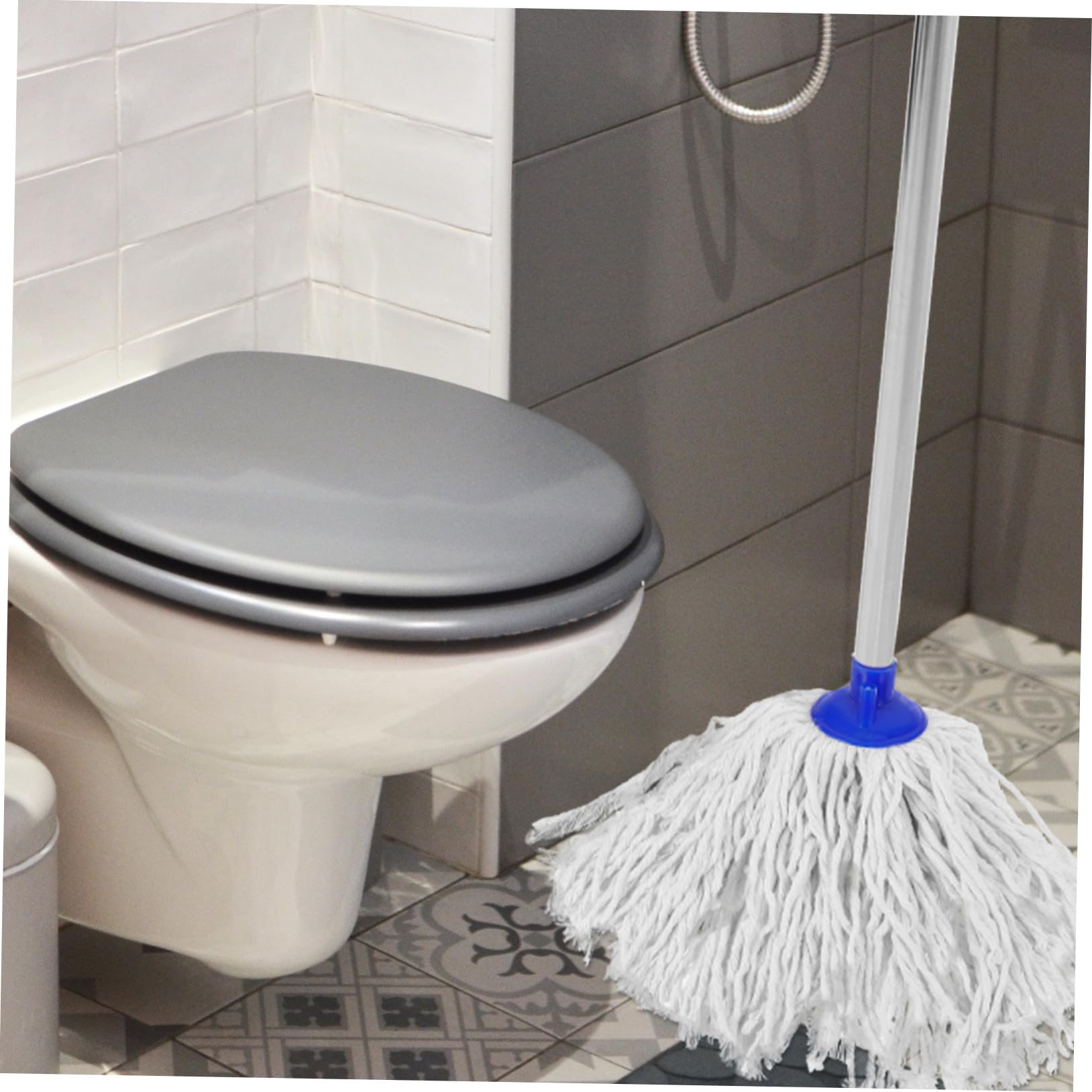 Recambio de 3 Cabezales para Fregona de Limpieza, de Hilo de Algodón, Reutilizables, Gran Absorción, para Suelo
