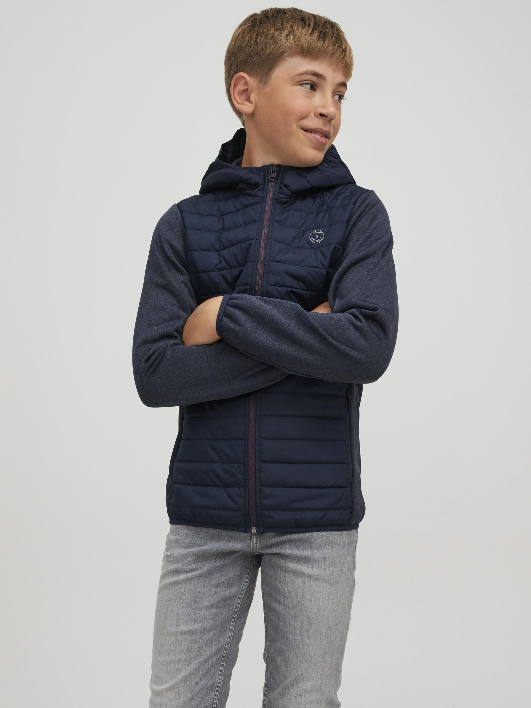 JACK&JONES JUNIOR Kurtka Chłopcy Jjemulti Quilted Jacket Noos Jnr