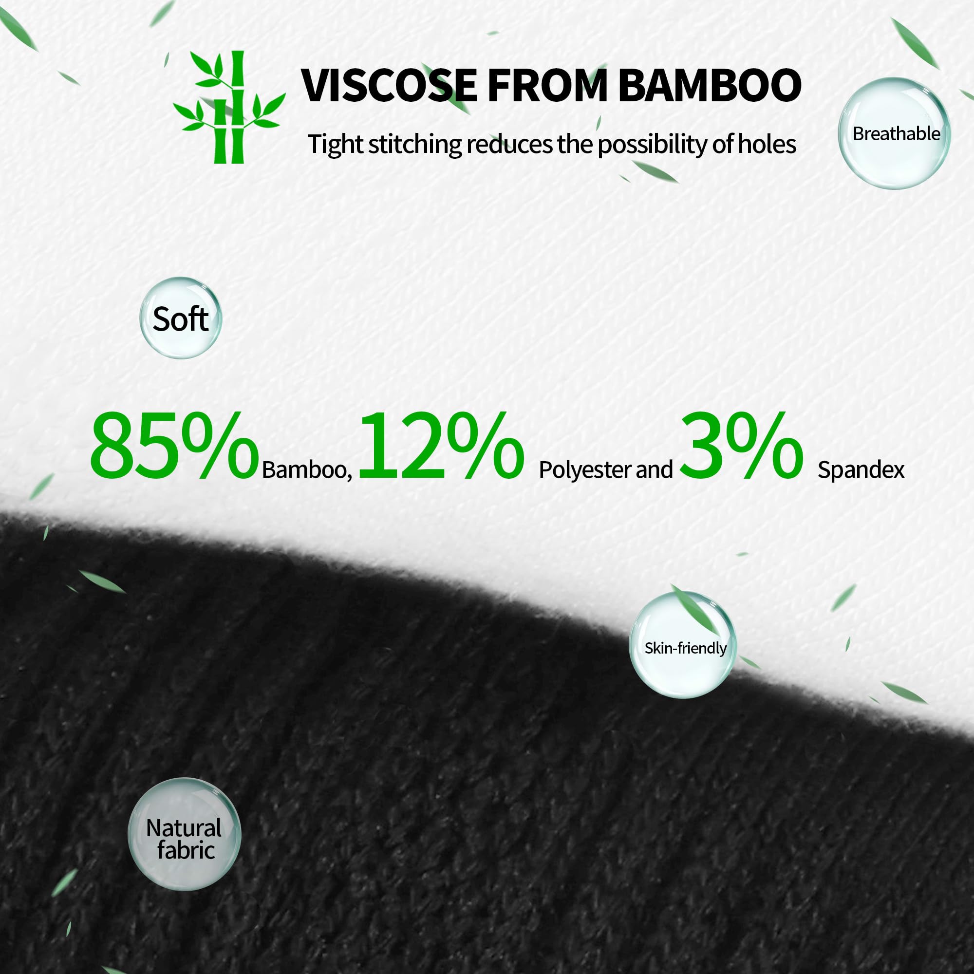 Bambus Sneaker Socken Damen 39-42 35-38, 10 Paar Atmungsaktive Sportsocken, Kurze Laufsocken Herren 43-46