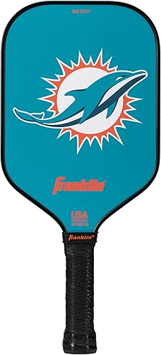 Vista 24 de Franklin Sports NFL Pro Pickleball Paddle – Pala de Pickleball Pro de Serie Signature de 13 mm con Superficie MaxGrit - Equipo NFL Oficial