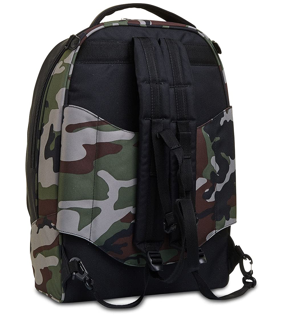 Seven Trolley Scuola JACK 2 RUOTE - HALF BLACK, Verde + Portapenne Scuola Bustina, Multicolore