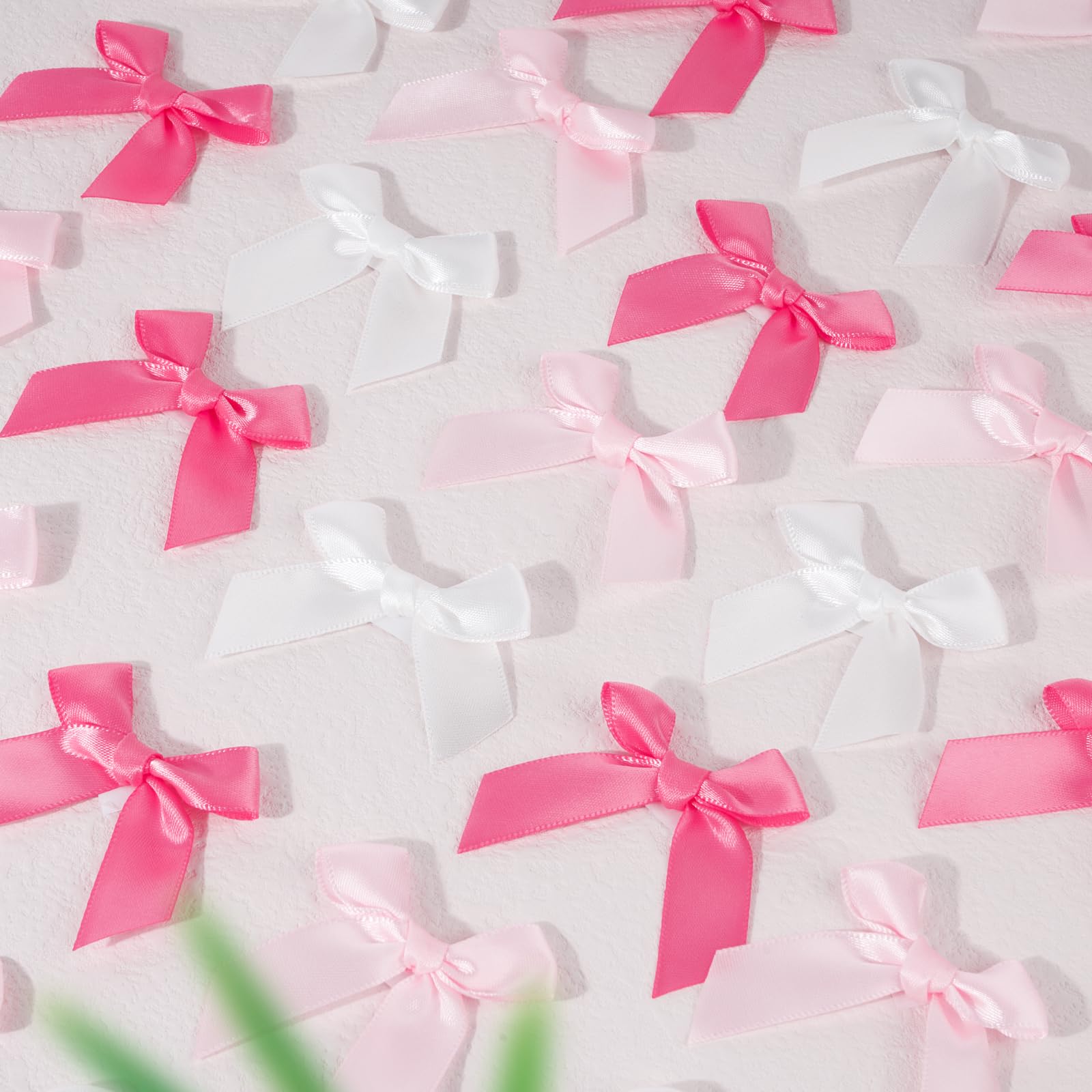 100pcs Mini 3cm Ruban Bowtie DIY Couture Boîte Cadeau Embellissement Rouge