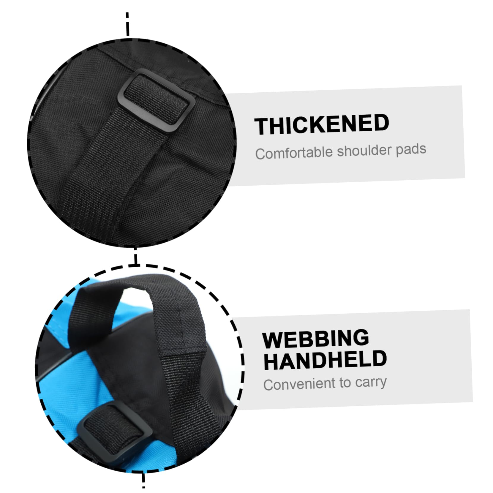 WOONEKY Borsa Porta Pattini a Rotelle Cerniera, Contenitore Per Scarpe Da Pattinaggio Multistrato Resistente, Set 2 Pezzi Per Trasporto e Custodia Comoda Durante Attività Sportive All’aperto