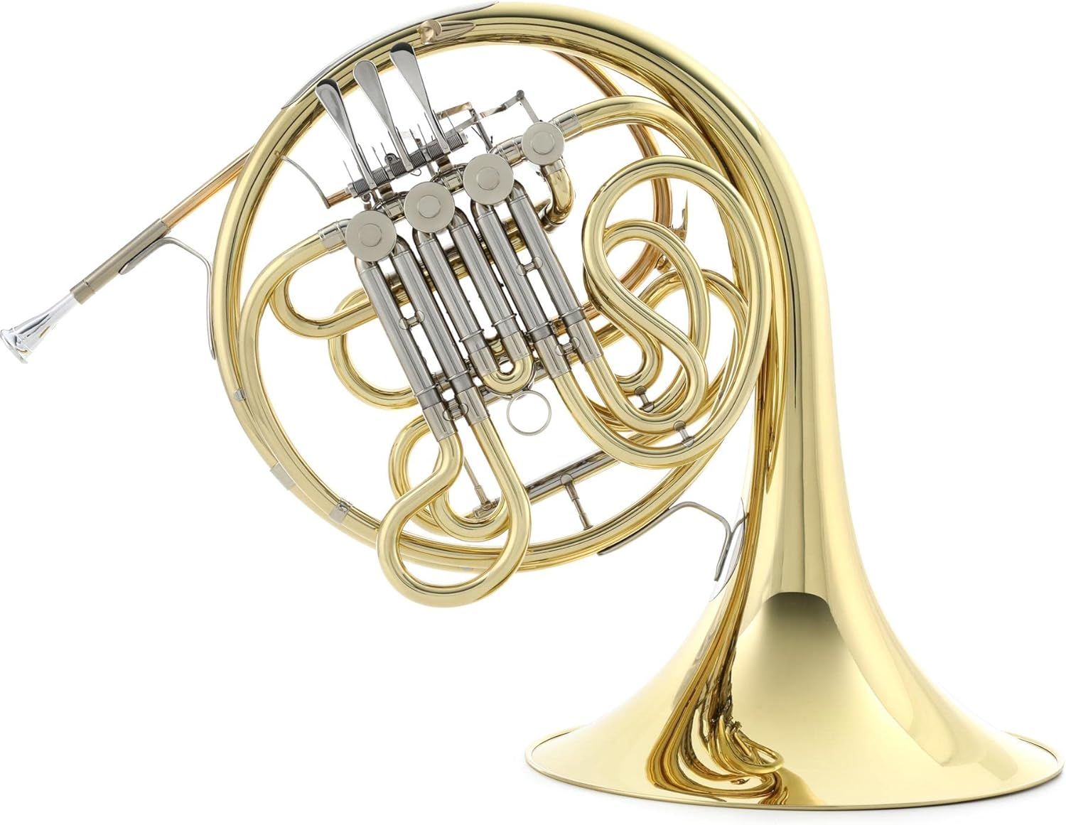 CG Conn French Horn-Double, Yellow Brass (7DCGC) : Musical Instruments
