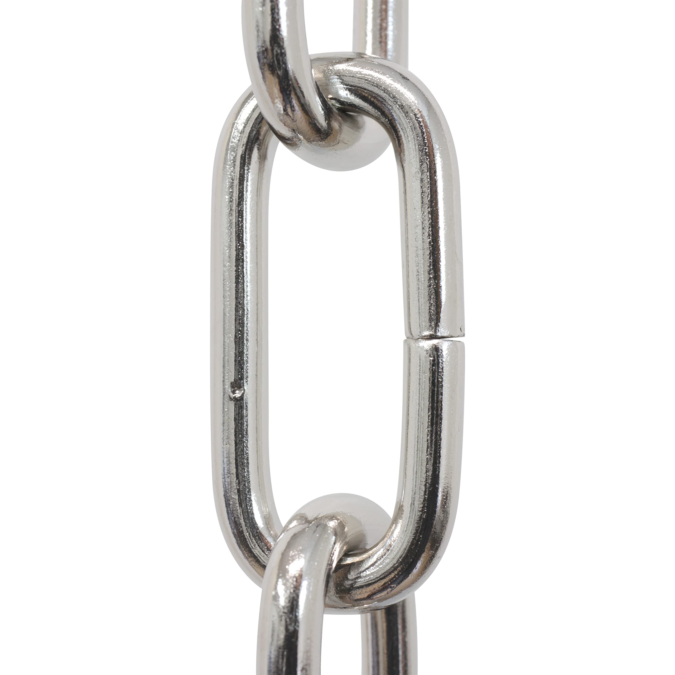 RCH Hardware CH-ST59-U58-PN-3 Steel Chandelier Chain, Polished Nickel (3 Feet)