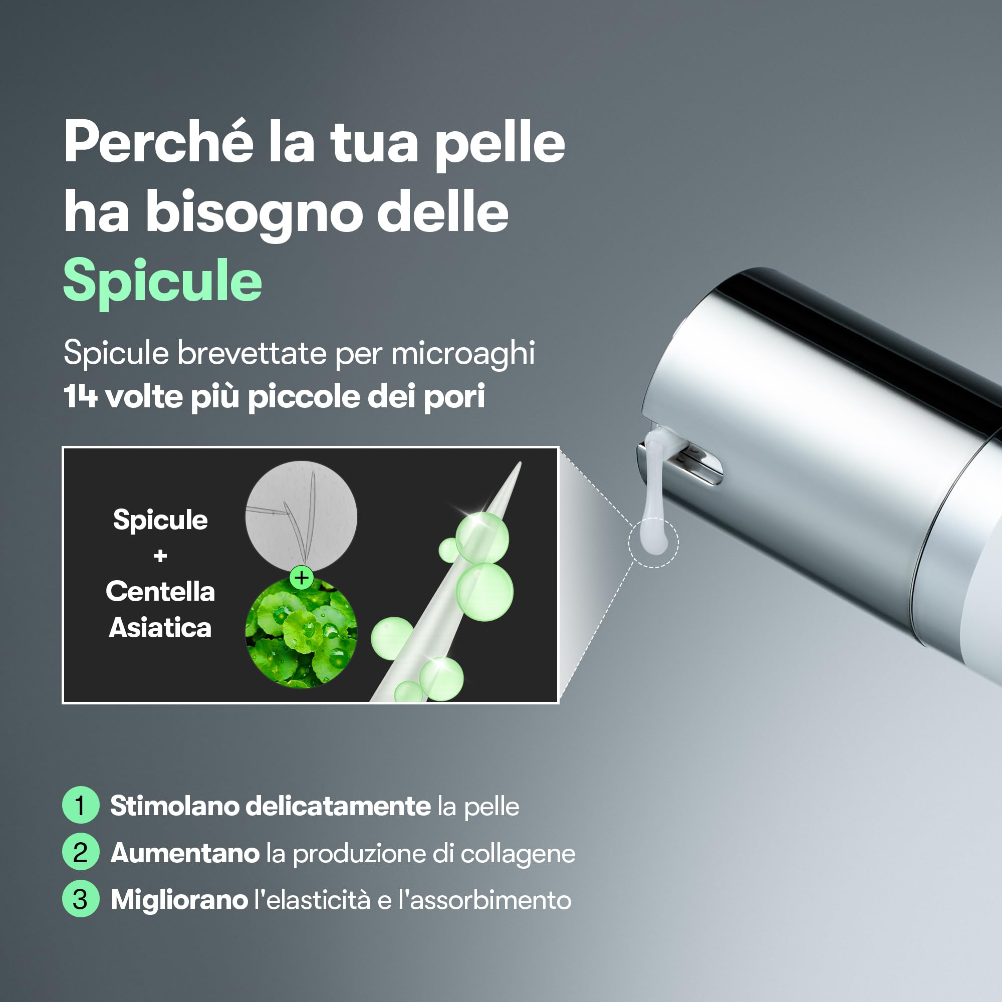 VT COSMETICS VT REEDLE SHOT 700, siero di microago Advanced Night Exosome, centella asiatica, acido ialuronico, propoli, rigenerazione