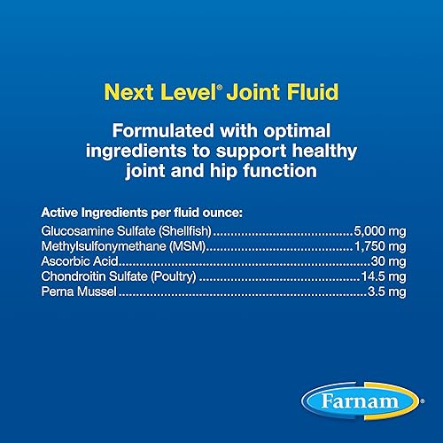 Miniatura 5 de Farnam Next Level Suplemento para articulaciones de caballo para caballos y perros, ayuda a mantener el tejido conectivo para aliviar la rigidez de