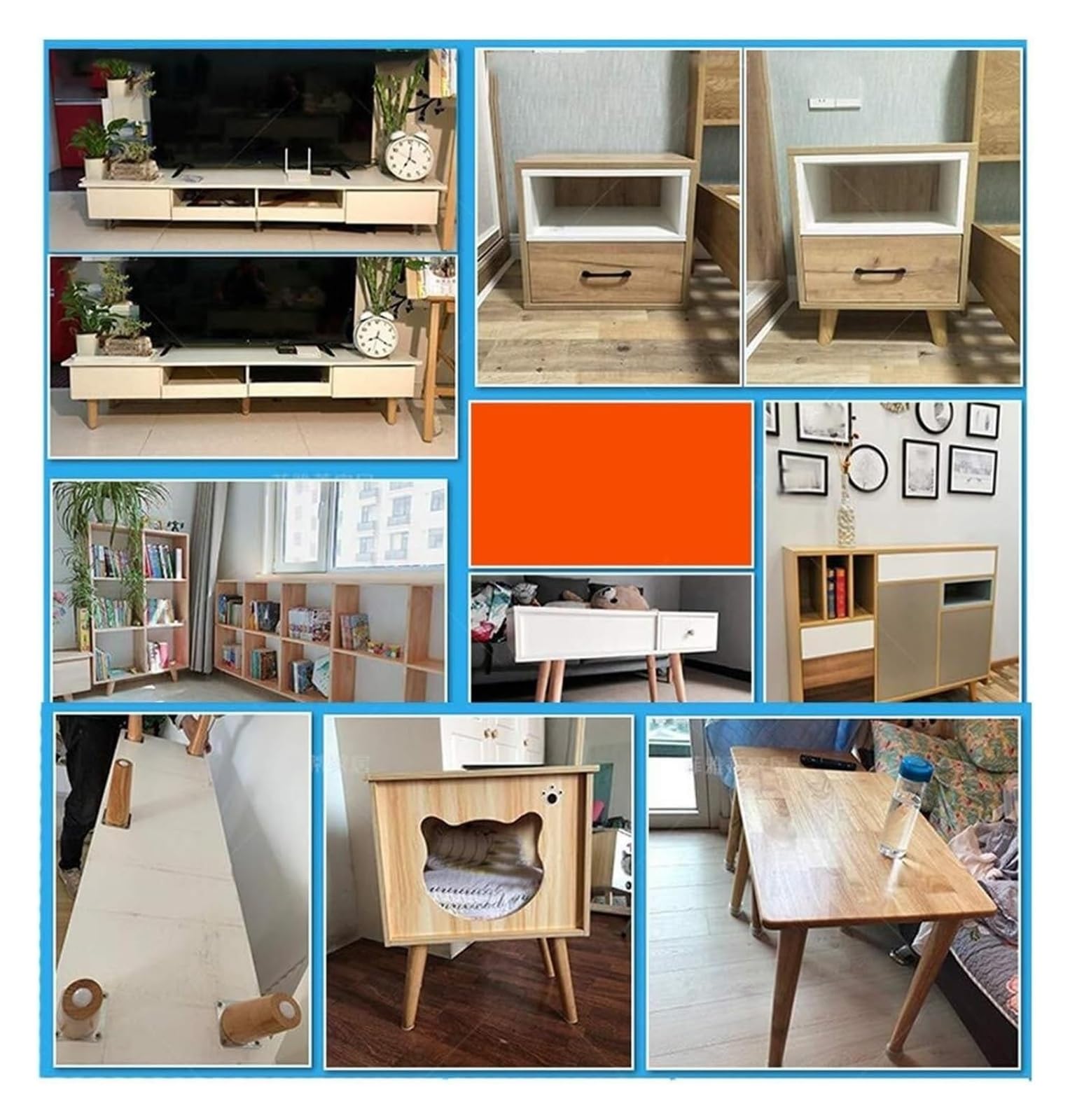 Gambe di ricambio per divano in legno massello, 11,9 cm, design conico, ideali per progetti fai da te, piedini per mobili in legno resistente, migliorano l'arredamento della casa, perfette per divani