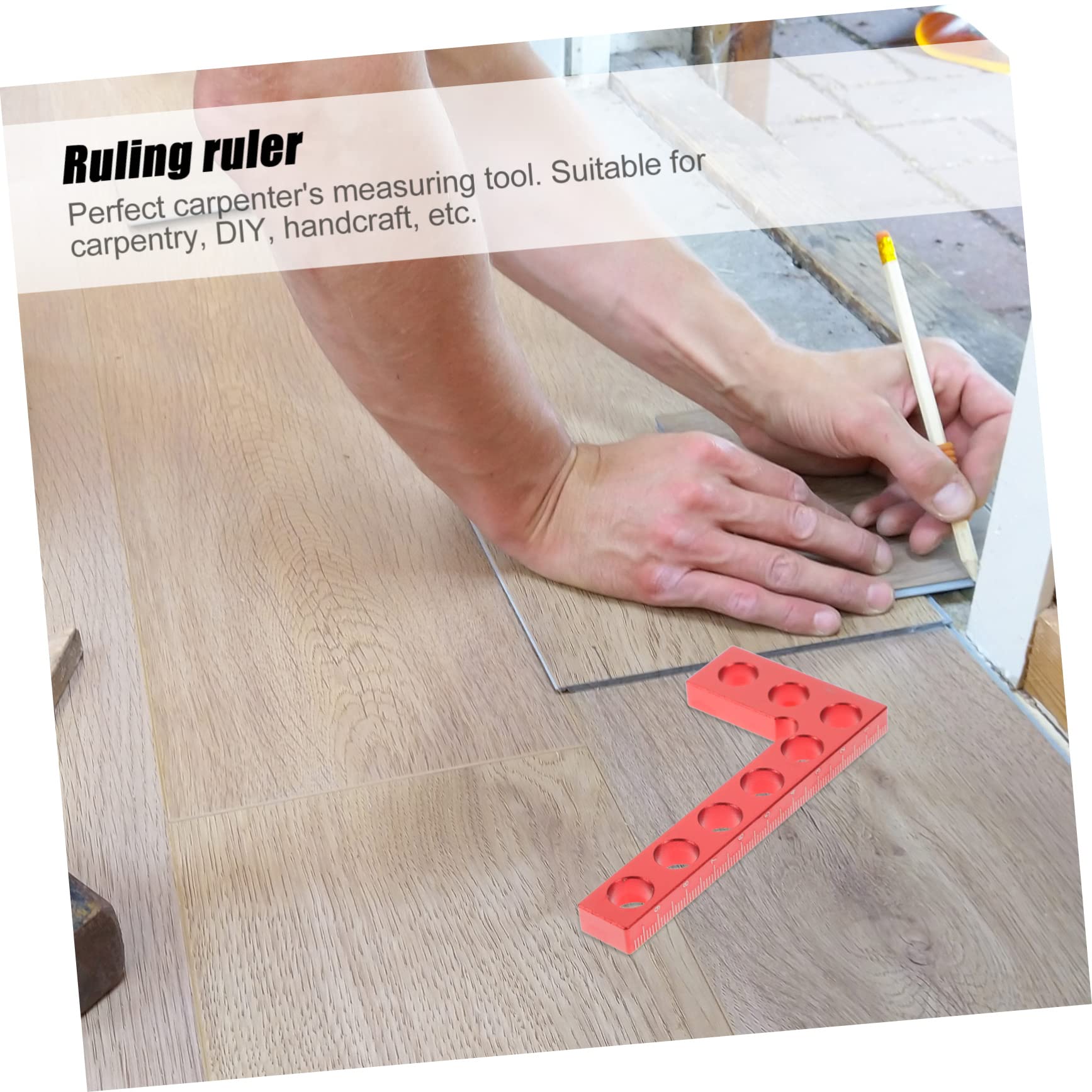 jojofuny 3 Pezzi Righello Di Misurazione Ad Angolo Retto Strumento Quadrato Righello A Forma Di L Per Macchinisti Metrico Per Carpenteria Lavorazione Del Legno