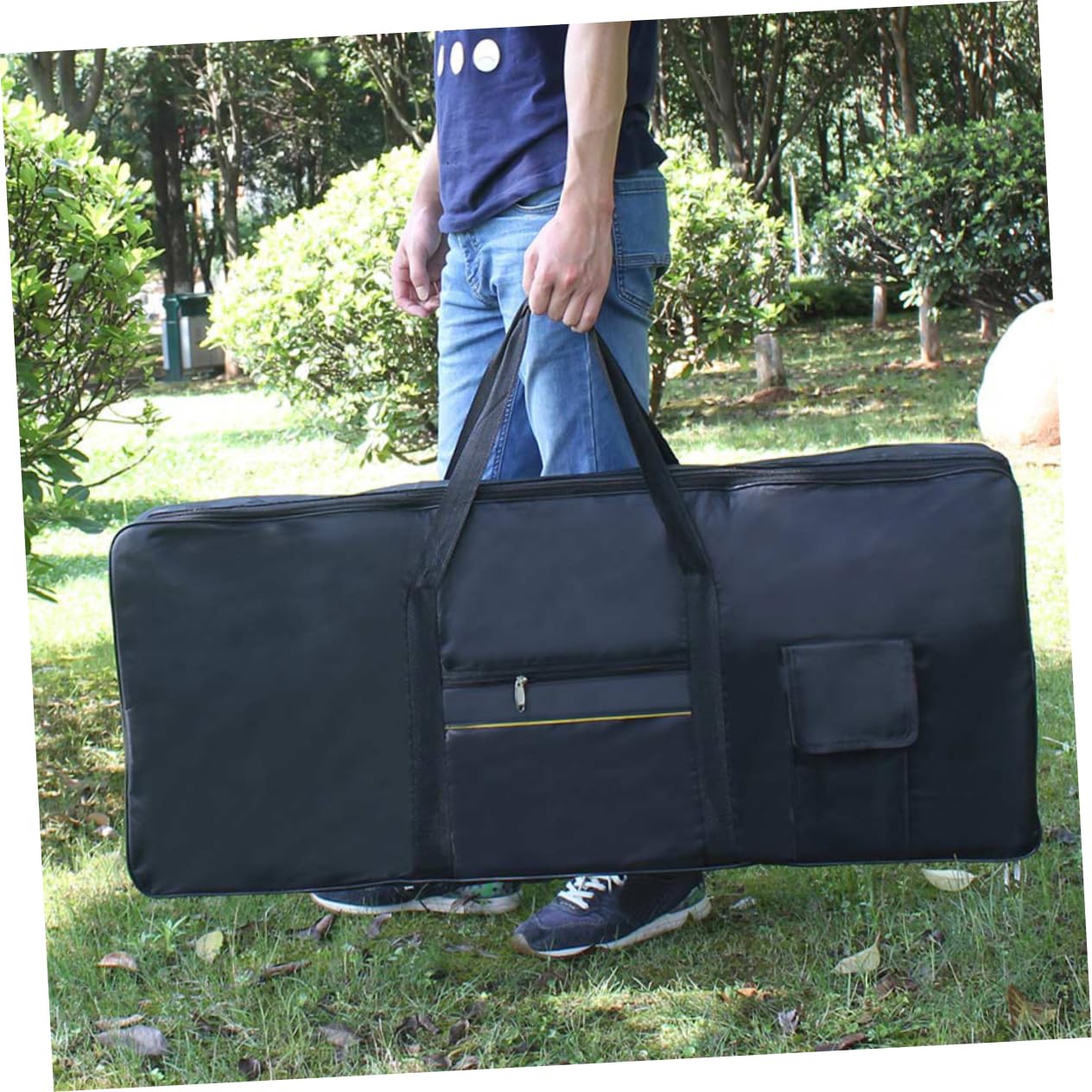 61 Bolsa Negra para Electrónico Oxford Teclas, Teclado