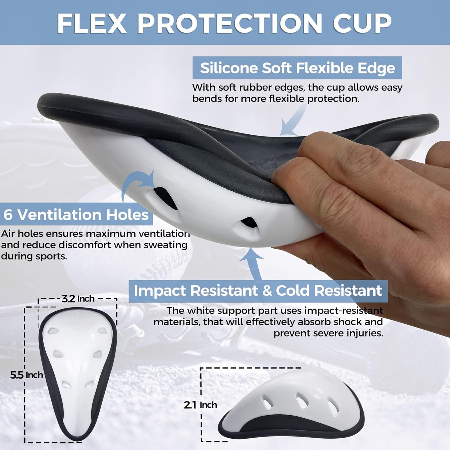 Youth Boys Football Baseball Compression Shorts w/Cup Protector Athletic Sliding Underwear Lacrosse Cricket - Image 4