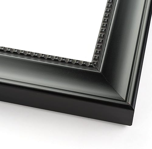 Miniatura 1 de Marco negro de 16 x 27 pulgadas de ancho de 1.5 pulgadas  Profundidad del marco interior de 0.5 pulgadas  Marco de fotos tradicional negro castillo