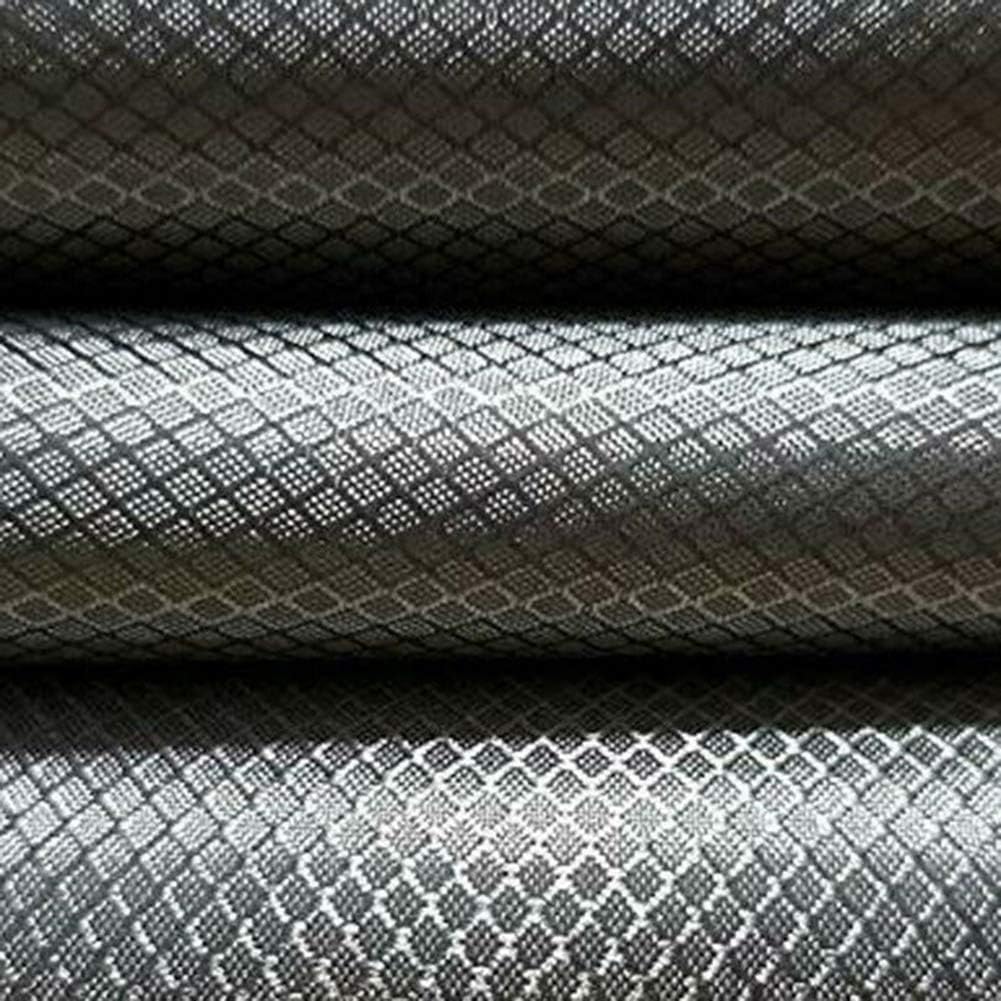 Faraday Silver Fiber Radiation Shielding Fabric Conductive RFID EMF Blocking Signal Blocking Material Radiation-Resistant Faraday Fabric(Size:3x1.5m)