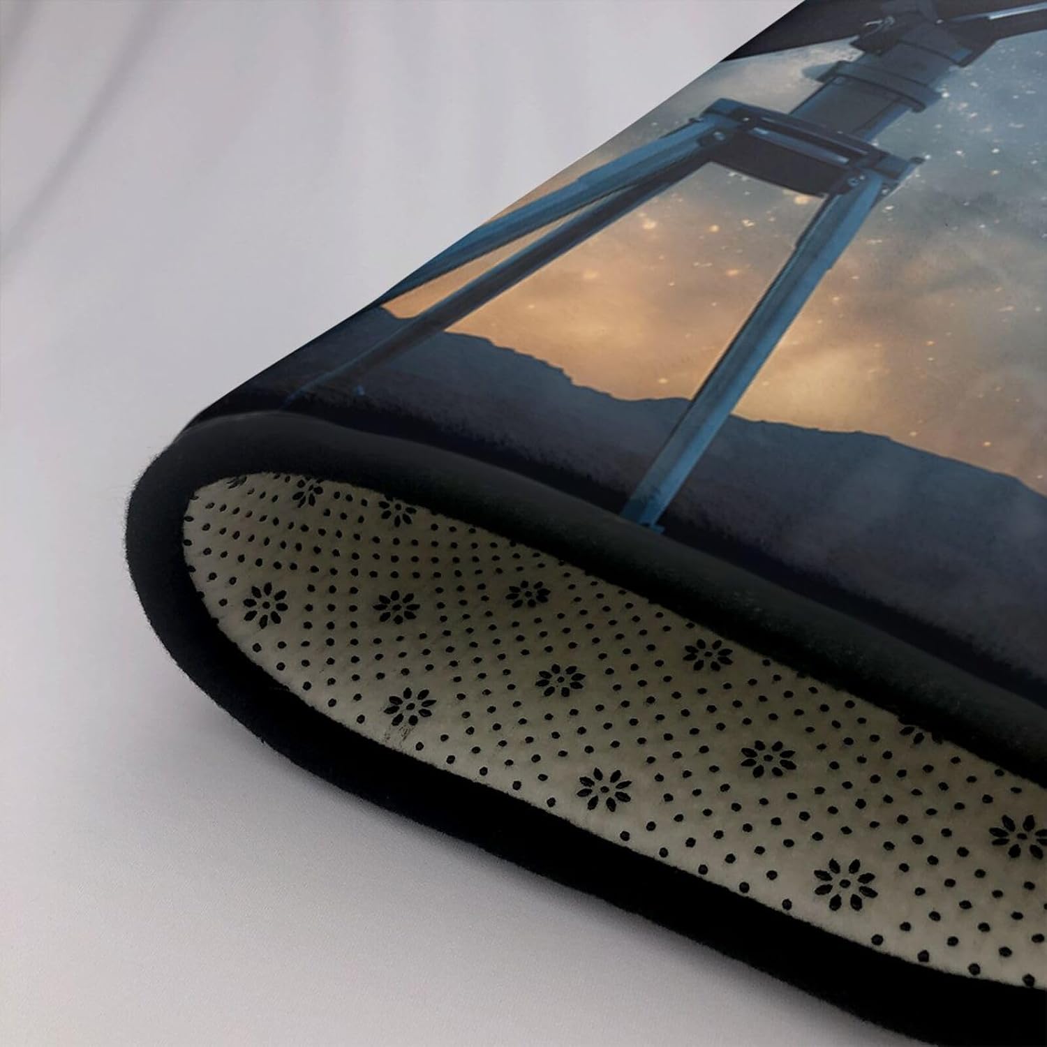 The Starry Sky in The Telescope Printed Anti-Slip Floor mat Carpet Rug 72"x48" for Living Room Office Coffee Table Bed Balcony