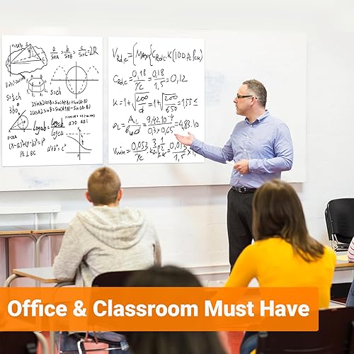 Miniatura 8 de AFMAT Almohadilla de caballete adhesivo de mesa, 20 x 23 pulgadas, soporte de caballete portátil para profesores, súper pegajoso y resistente al