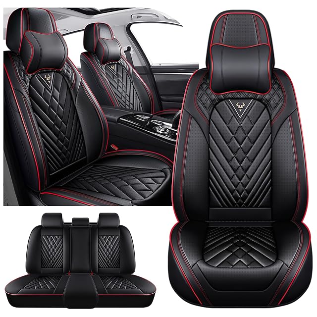 Car Seat Covers for Chevy Trailblazer 2002-2025 Waterproof Nappa Leather Car Seat Protector Comfortable and Anti-Slip Car Seat