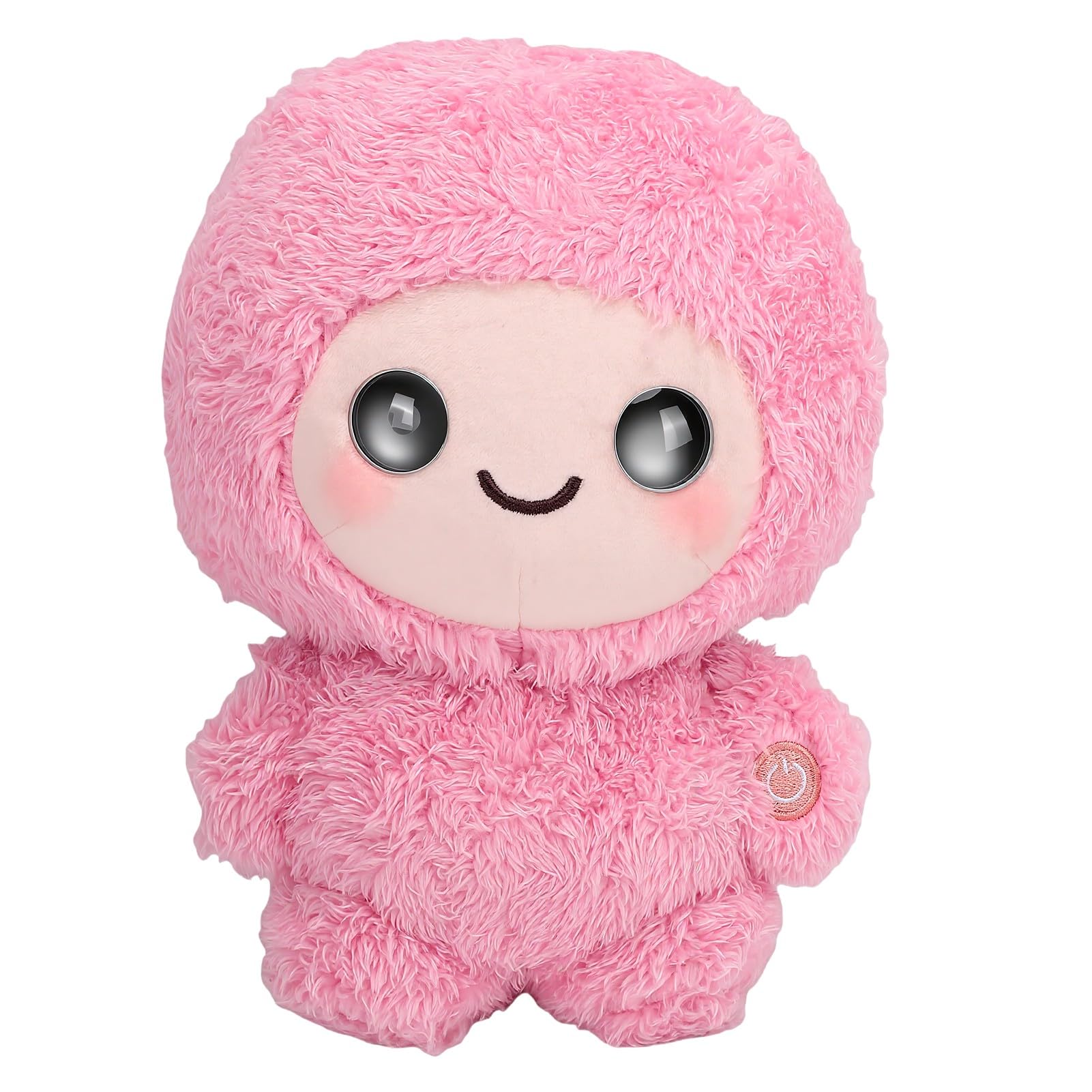 Juguete de Peluche AI, Animal de Peluche Interactivo con Chat de Voz en 66 Idiomas, Juguete Compañero de AI, Inteligente Que Habla con Juegos Educativos de Narración y (Pink)
