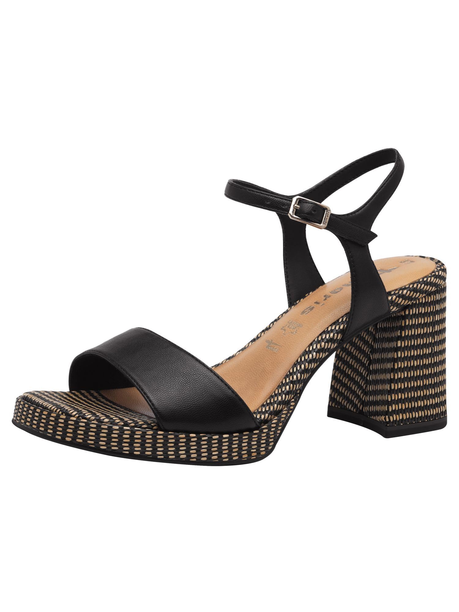 Tamaris Women's Elegant Sandals, Black (Black Comb), 3.5 UK