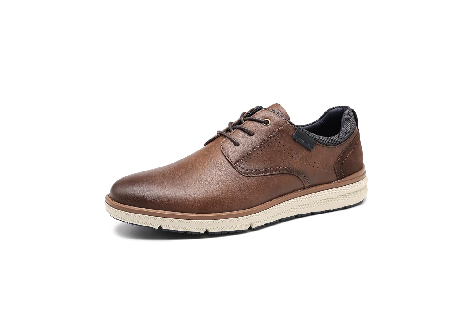 DECARSDZ Sapato social masculino casual Oxford para negócios, formal, Derby, tênis de caminhada A073
