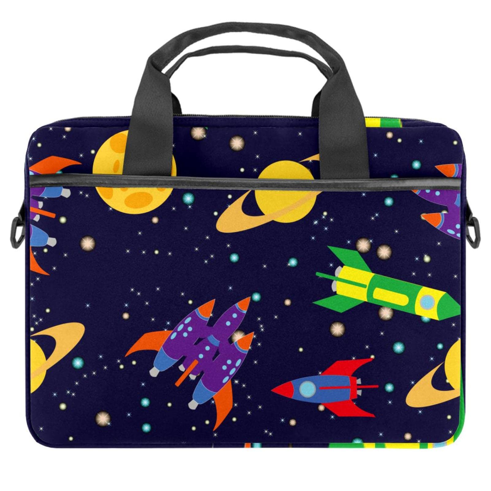 Sac ordinateur 13 à 14.5 pouces plage tropicale multicolore housse bandoulière