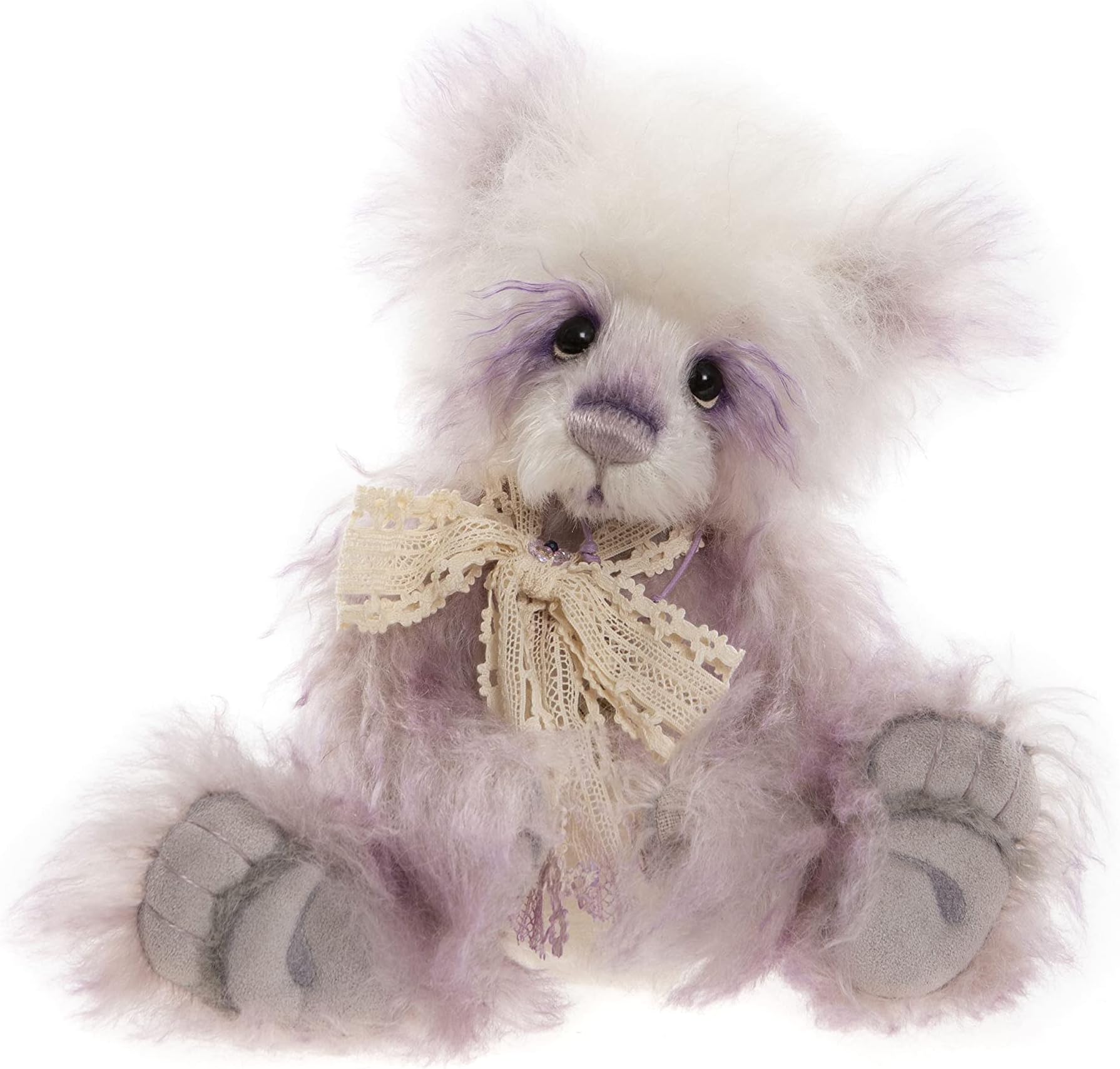 Charlie Bears 2022 – Lovelace | Isabelle Collection Teddy Bear (Limited Edition – 350 Pieces) Fully Jointed Fluffy Alpaca & Mohair Collectable - 11"